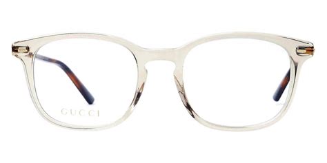 gucci gg03900|Gucci™ GG0390O 003 50 Gray/Gold Eyeglasses .